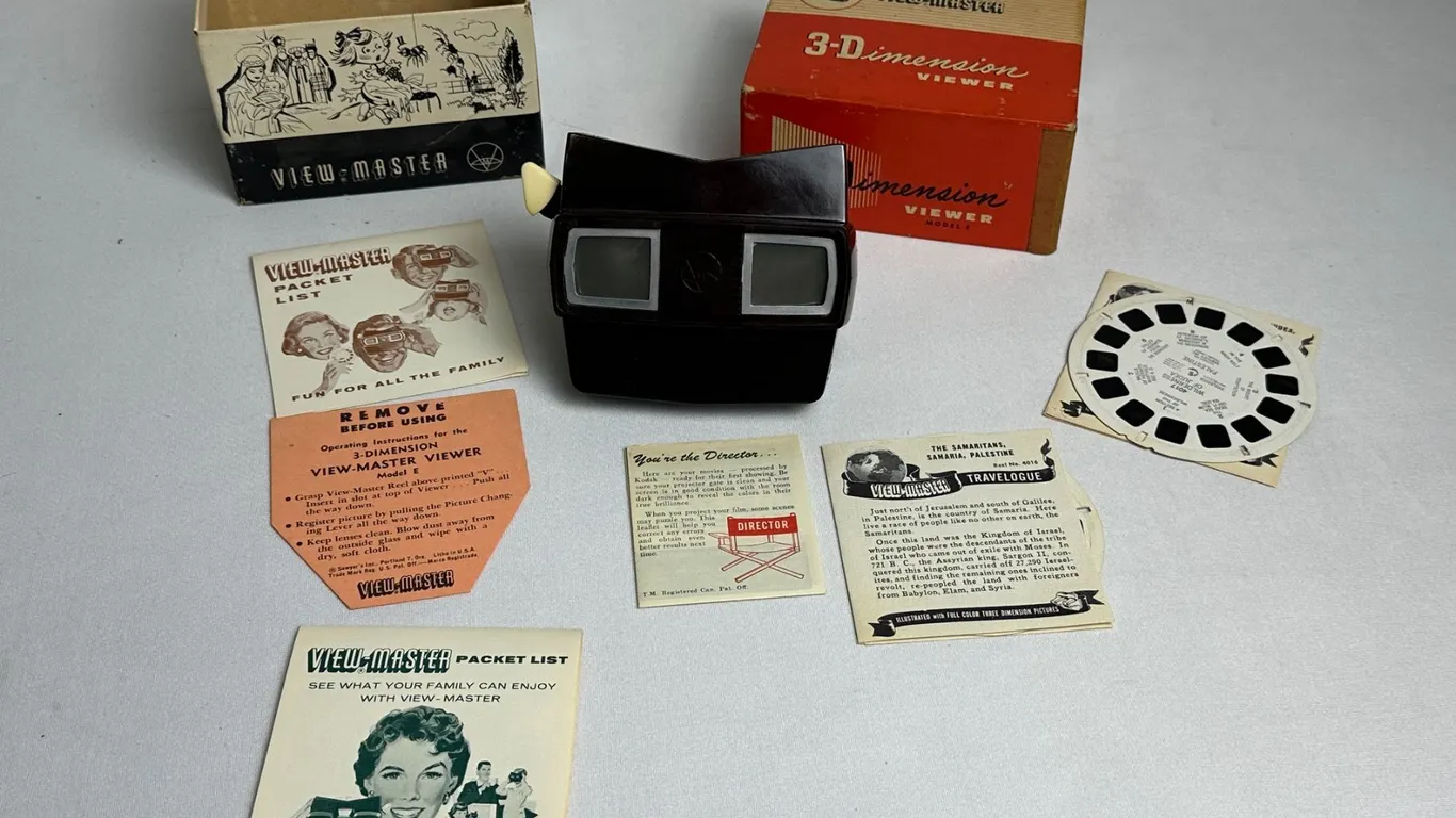3D VIEWMASTER WITH SLIDES