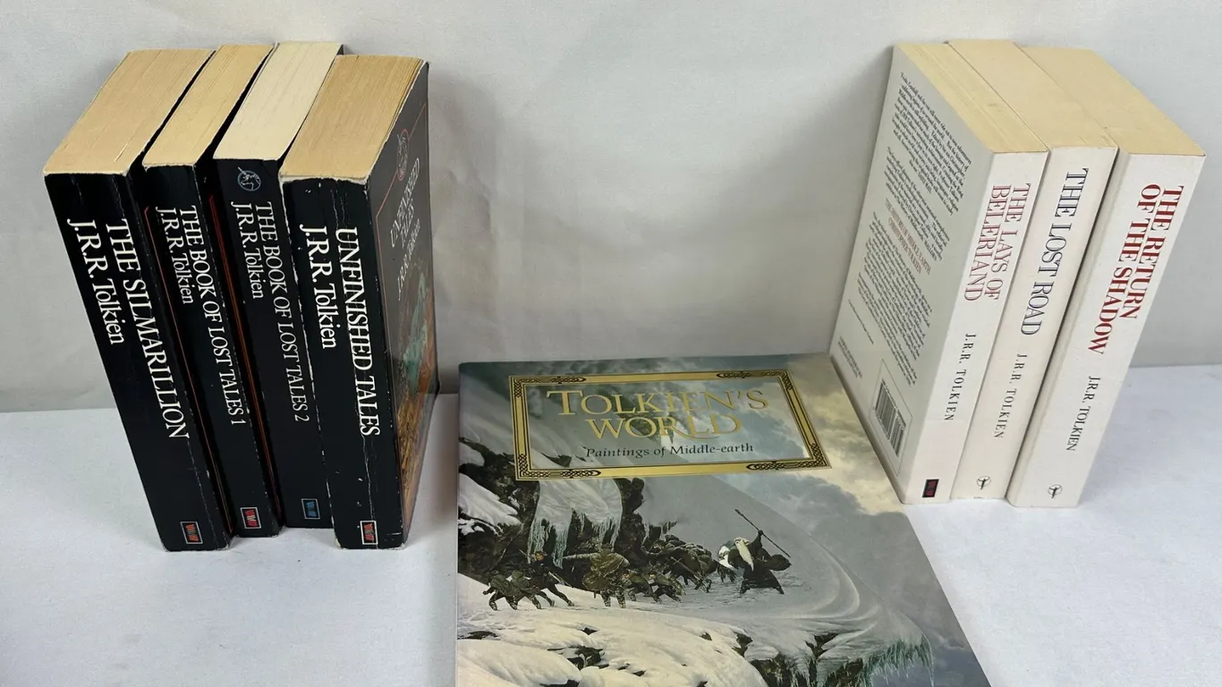 8 J.R.R. Tolkien Books - Vintage