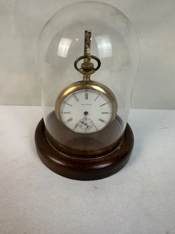 Waltham Pocketwatch in Display Case