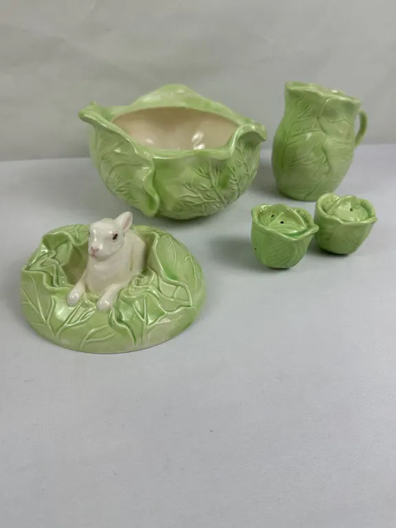 5pcs Vintage Cabbage ware