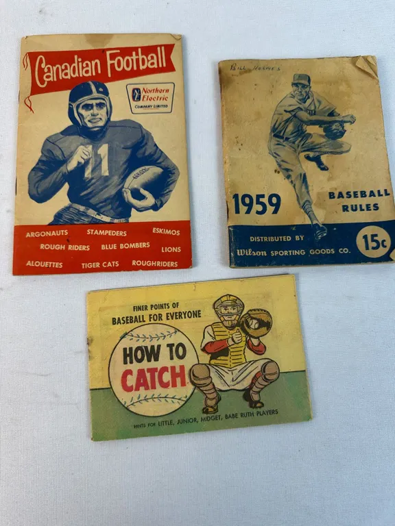 1955 Canadian Football Schedule & 1959 Baseball Rules