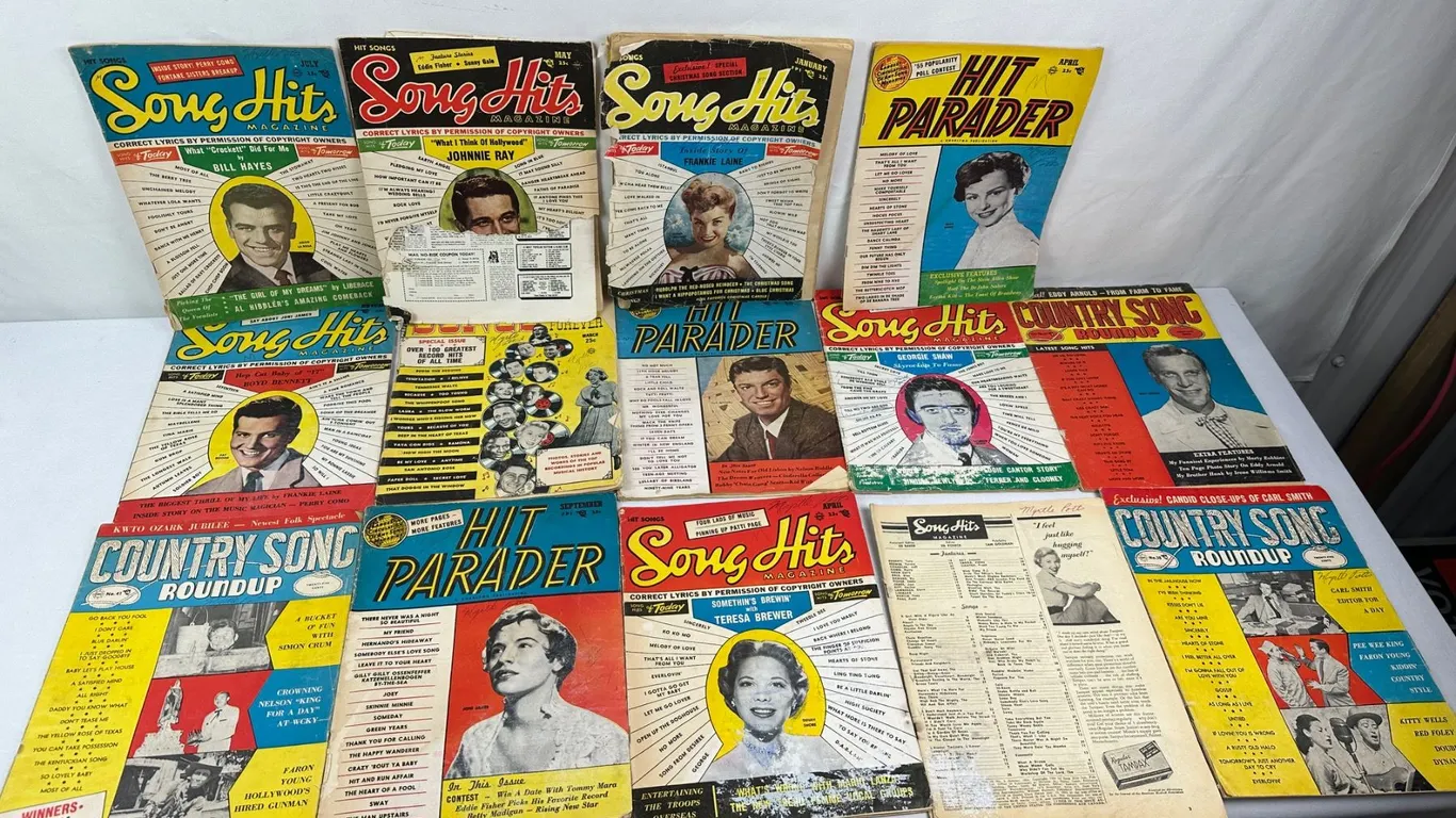 15 - 1955 Song Magazines