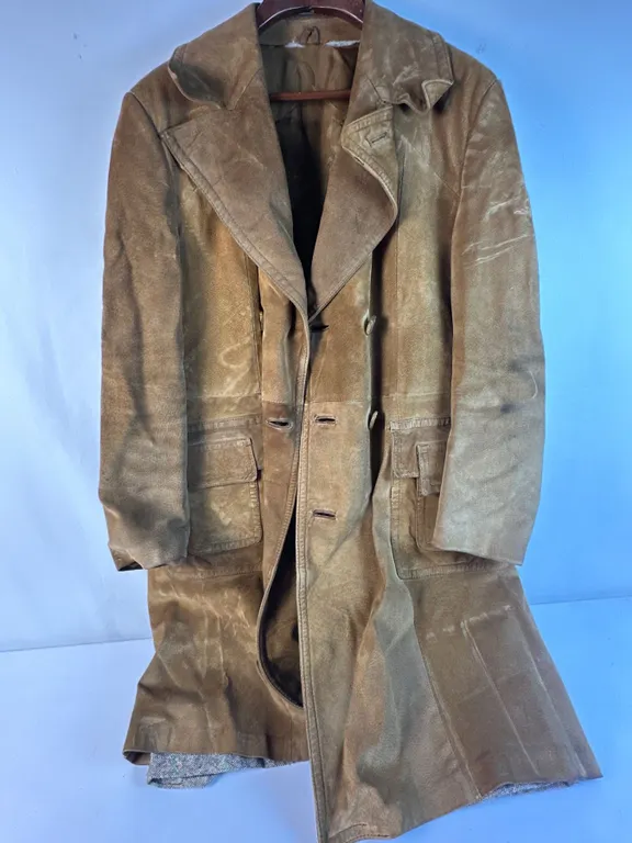 Robert Chernin Suade Leather Jacket - 3/4 Length