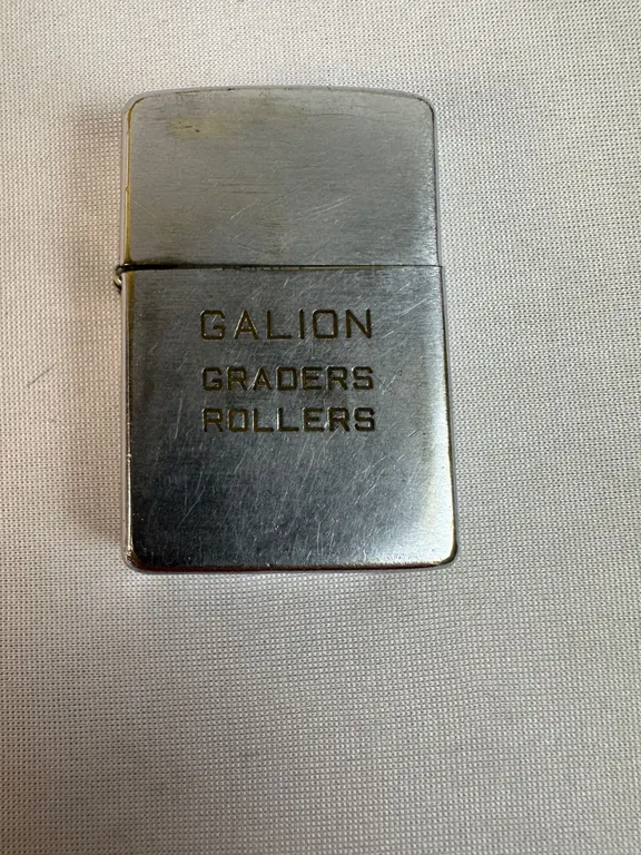 Vintage Galion Graders Rollers Zippo