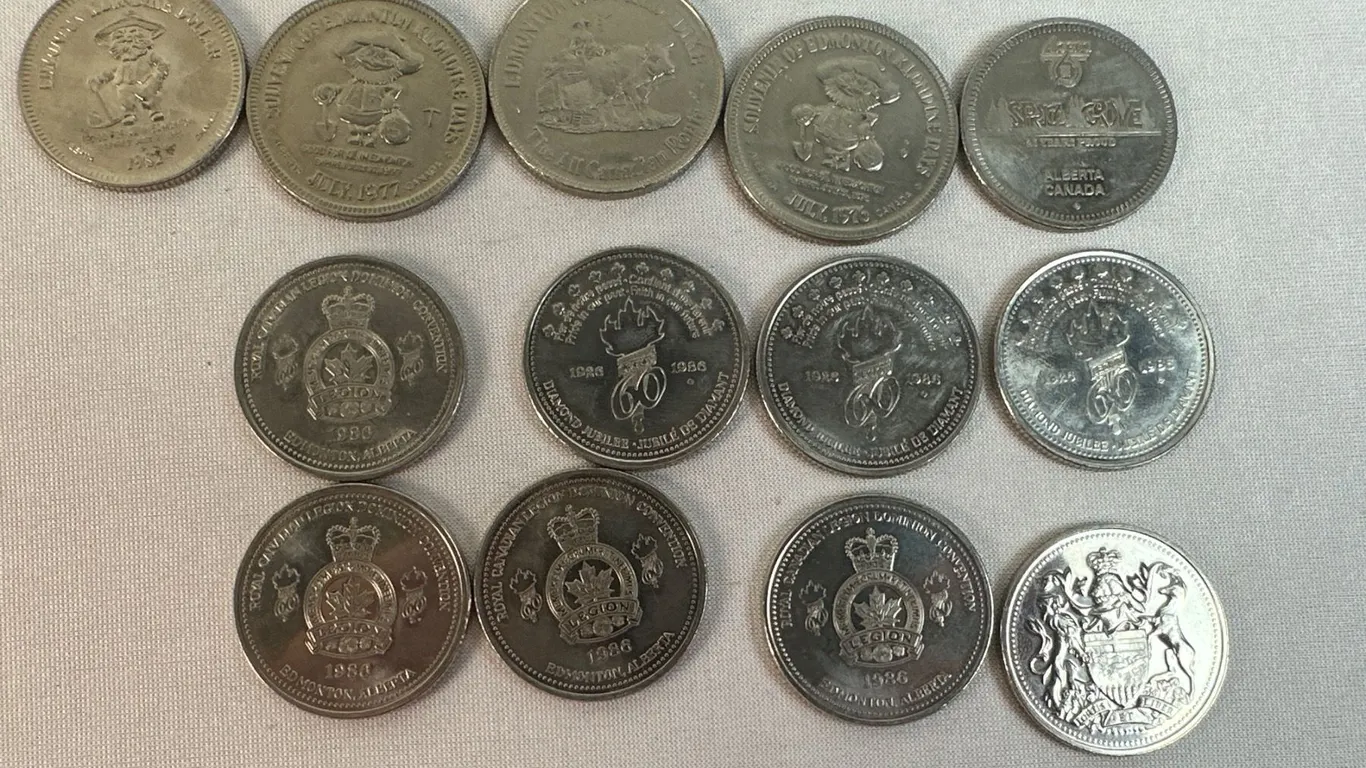 Large Vintage Coins