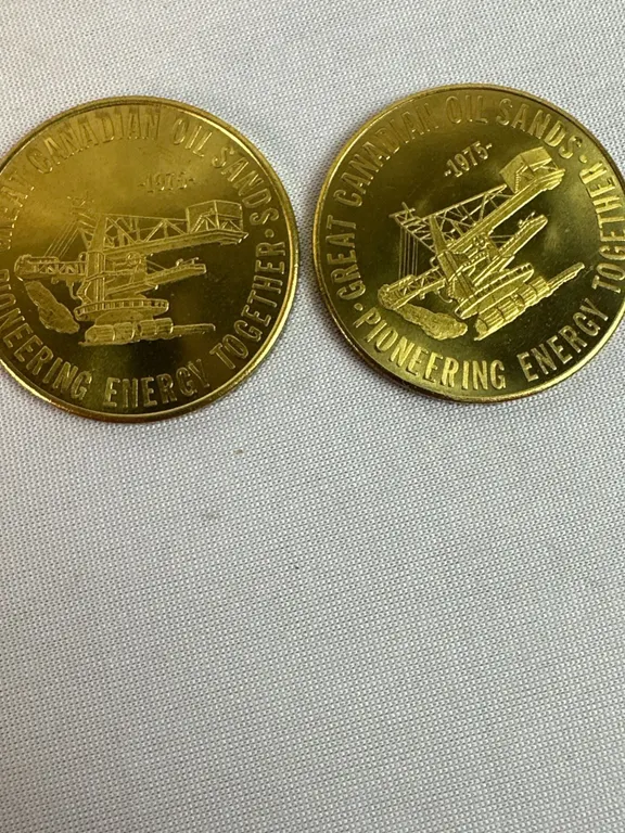 2 Great Canadian Oil Sands Coins