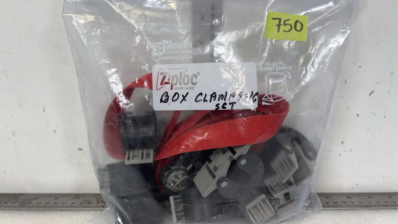 Box Clamping Set w/ Ratchet Strap, Approx. 9 Items *Unreserved*
