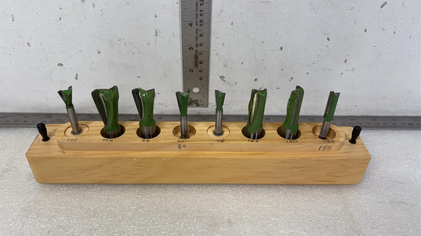 Lee Valley Dovetail Set of 8 for Leigh Jig, Approx. 11"x2"x4" *Unreserved*