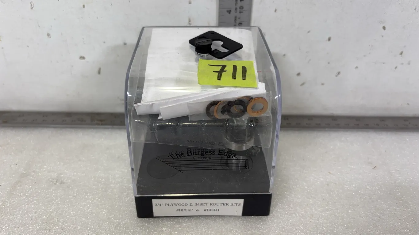 The Burgess Edge 3/4" Plywood & Insert Router Bits *Unreserved*