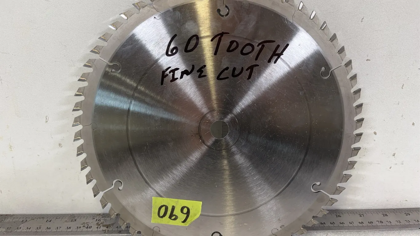 60 Tooth 10" Fine Cut Saw Blade *Unreserved*