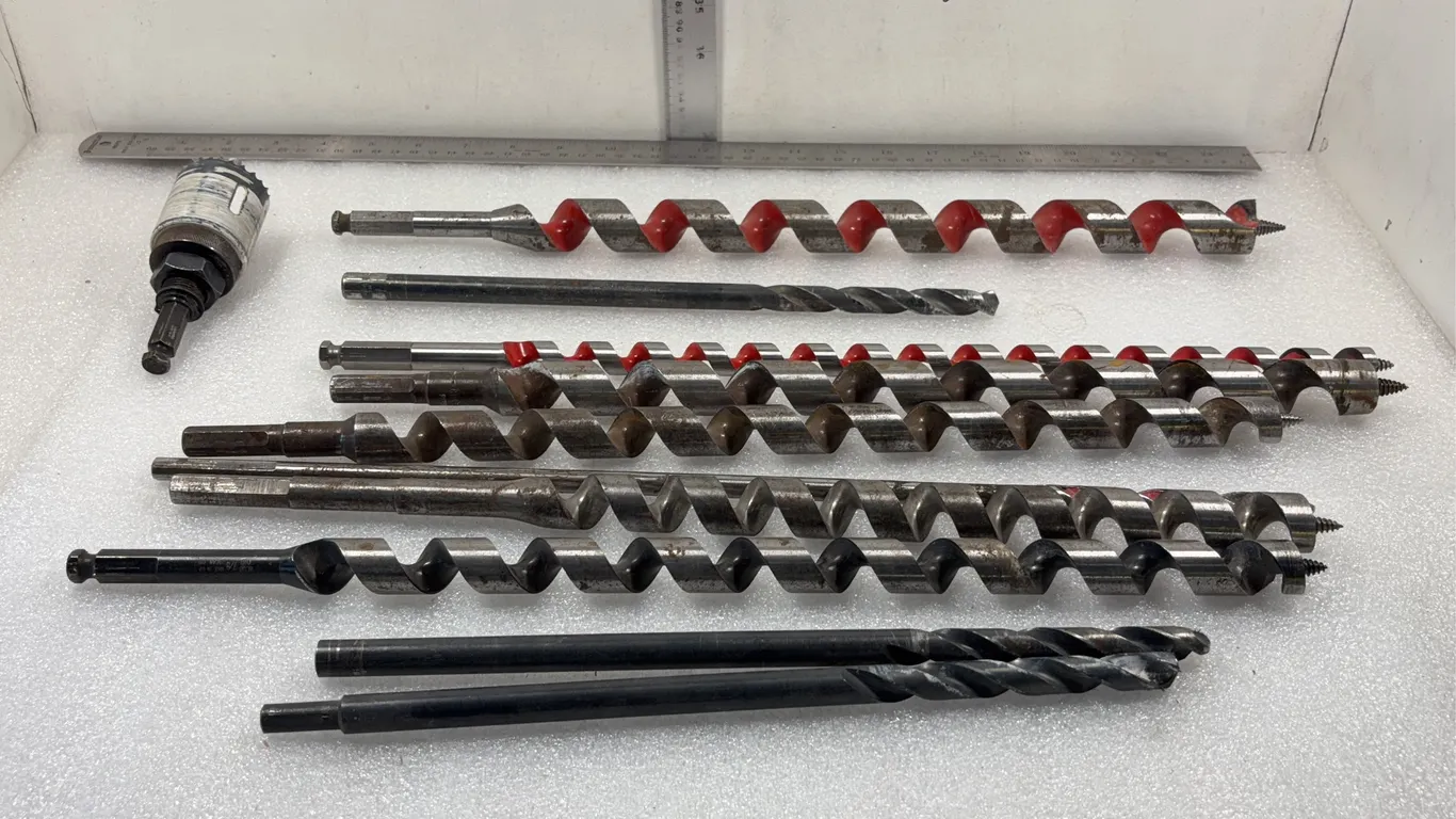 Assorted Long Auger Bits, Approx. 12 *Unreserved*