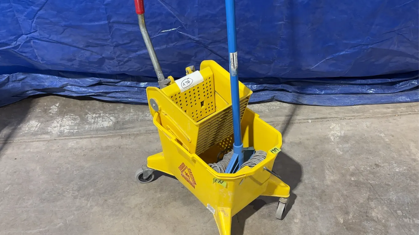 Mop and Rolling Bucket *Unreserved*