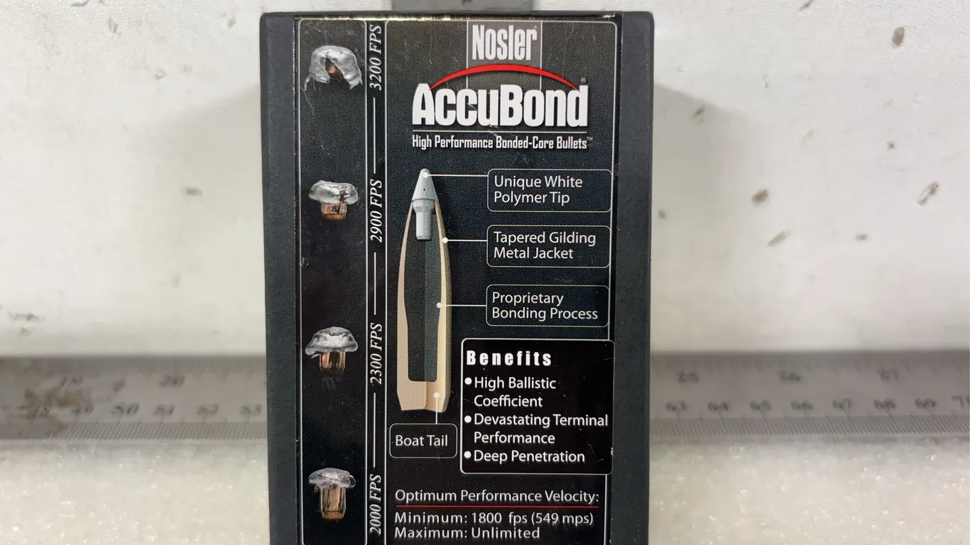 Nosler Accubond .30 Cal, 180 Grain Boat Tail Bullets, Approx. 50 Pce *Unreserved*