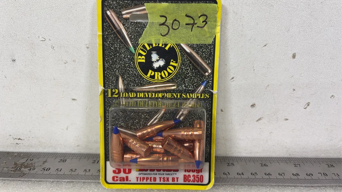 Barnes .30 Cal, 130 Grain Tipped TSX BT Bullets, Approx. 12 Pce *Unreserved*