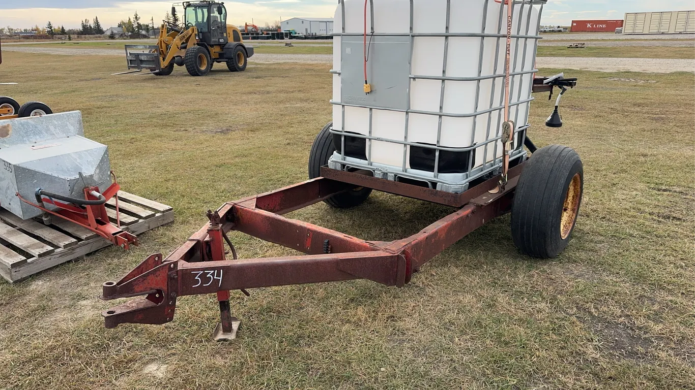 1600L Tote Sprayer Unit on Trailer, Pin Hitch, *Unreserved*