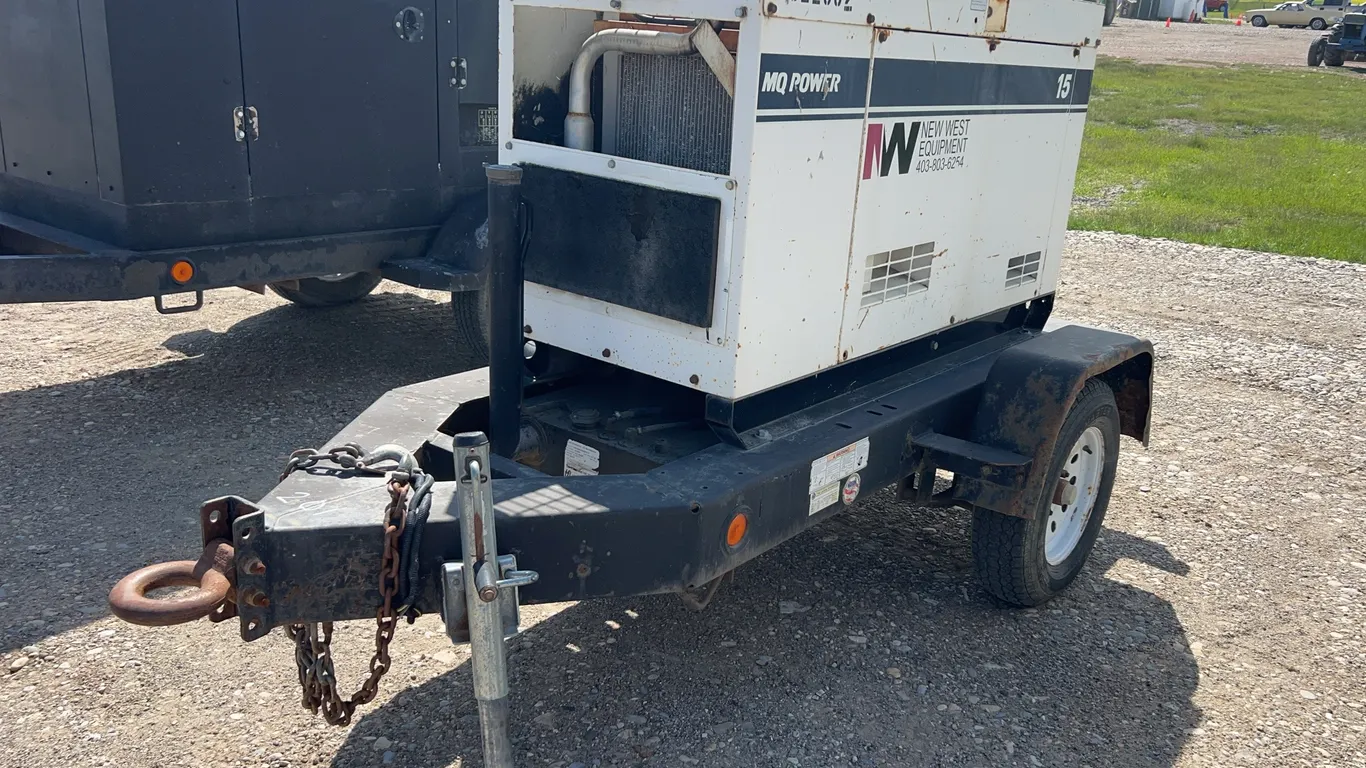 2007 MQ Power Bumper Pull Diesel Generator