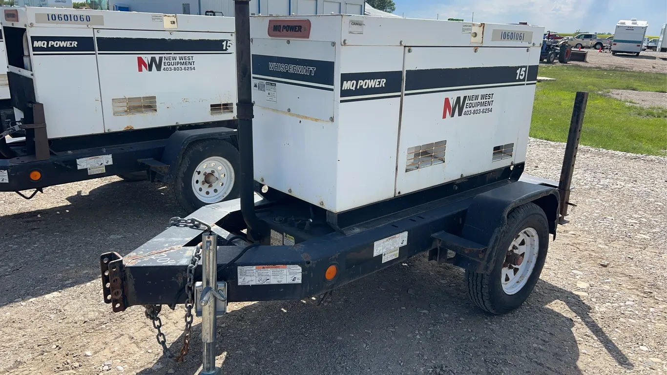 2010 MQ Power Bumper Pull Diesel Generator