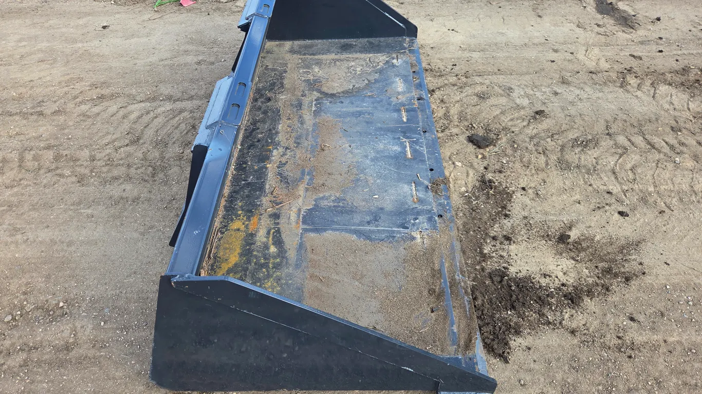 Wolverine 86” Material Bucket, Skid Loader Quick Attach, NEW. This Item is Located in South Dakota,