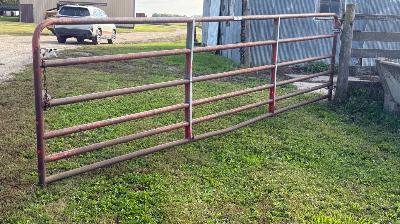 16 Ft Metal Gate, 2" Tubing (1)