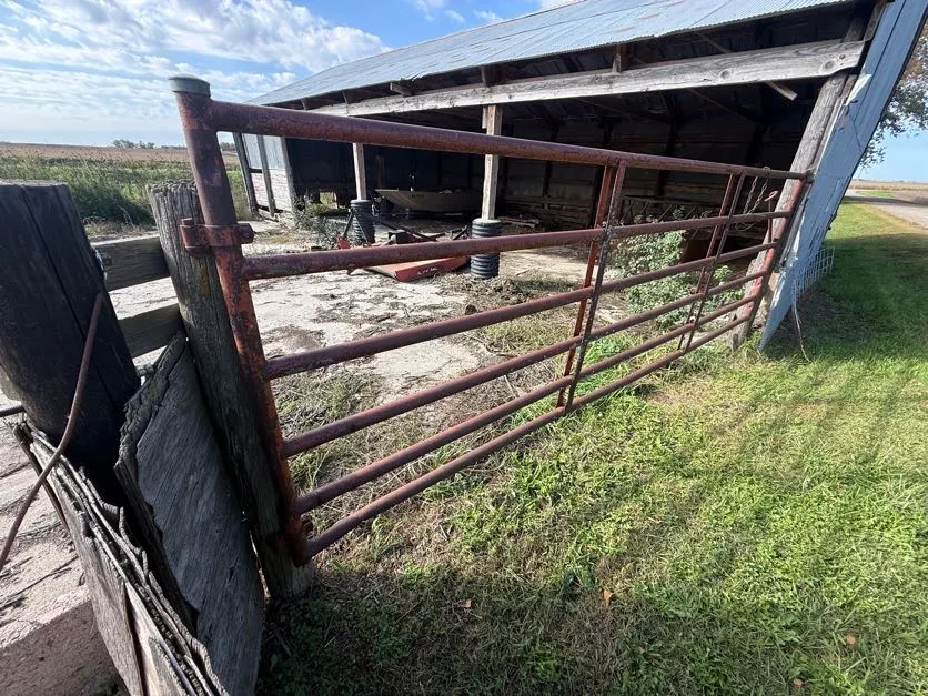 14 Ft Metal Gate, 2" Tubing (2)