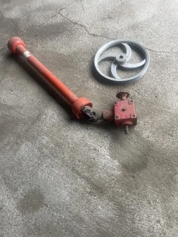 PTO and Gearbox from 8” Feterl Auger, Auger was Wrecked in a Windstorm