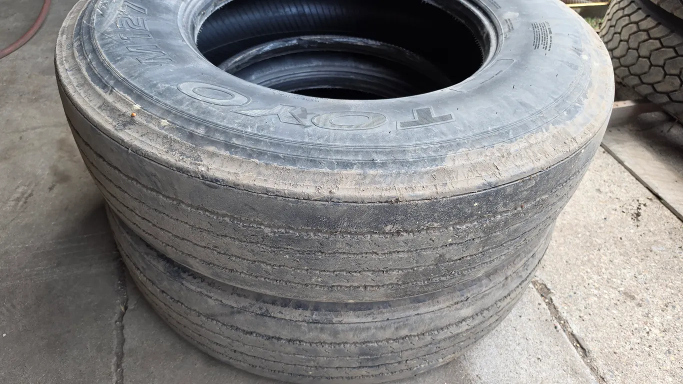 (2) 11R22.5 Toyo Steer Tires, Buying Both for One Money