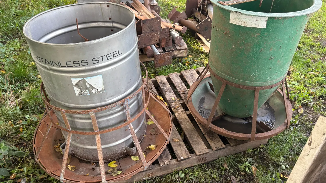 (2) Pig Feeders, Buying All For One Money