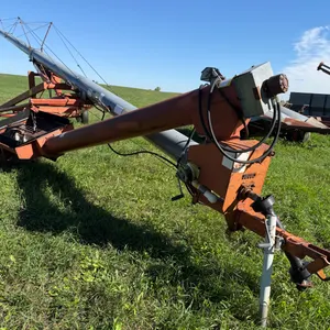 Hutchinson 10"x50' Auger With Manual Swing-Away Hopper, 540 PTO, Hydraulic Drive Swing-Away, Hydraul