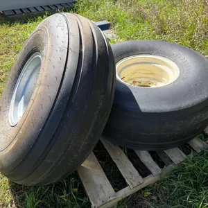 (2) 16.5L-16.1SL Implement Tires On 8-Bolt Rims