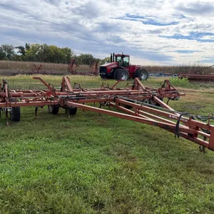 Wil-Rich 25' Chisel Plow, 3-Bar Coil Tine Harrow, Walking Tandems, 9.5L-15SL Tires, 6-Bolt Hubs