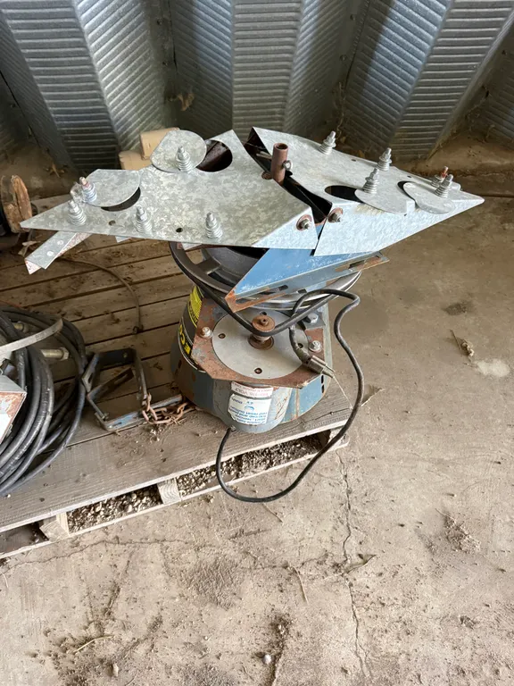 Neco Grain Bin Spreader With Motor, Working Order As Per Seller