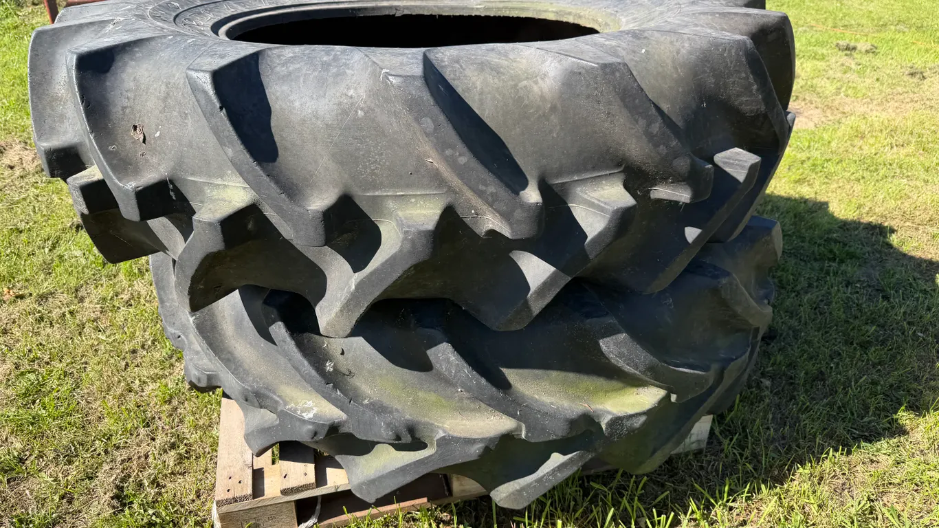 (2) Used 18.4-34 Tires, Unsure of Condition, Buying All for One Money