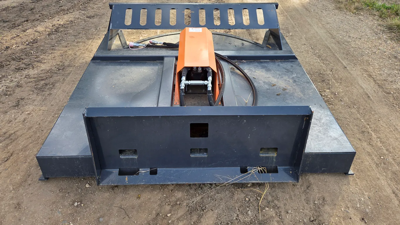 Wolverine 72” Skid Loader, Grass/Brush Mower, with Hoses and Ends, NEW. This Item is Located in Sout