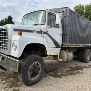 1984 Ford Tandem Axle Grain Truck, 20' Steel Box, 62" Sidewalls, Twin Screw, 10.00-20 Drive Tires, 2