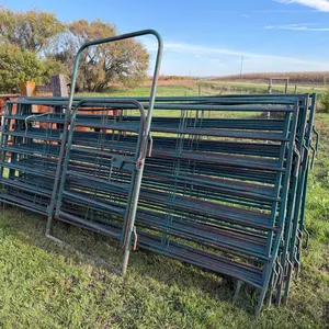 (12) 12'x5' Livestock Panels, (1) 4' Walk-Through Gate