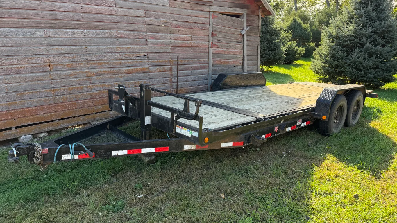 2022 PJ Trailers 21' Tilt Bed Trailer, Model T6202, 14,000 LB GVWR, (2) 7,000 LB Axles, 8-Bolt Hubs,