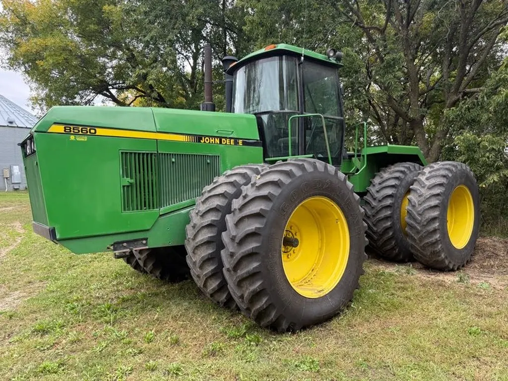 John Deere Model 8560 4-Wheel Drive Tractor, 520/85R 38 Tires With Duals, 7,166 Hours, SN# 003158
