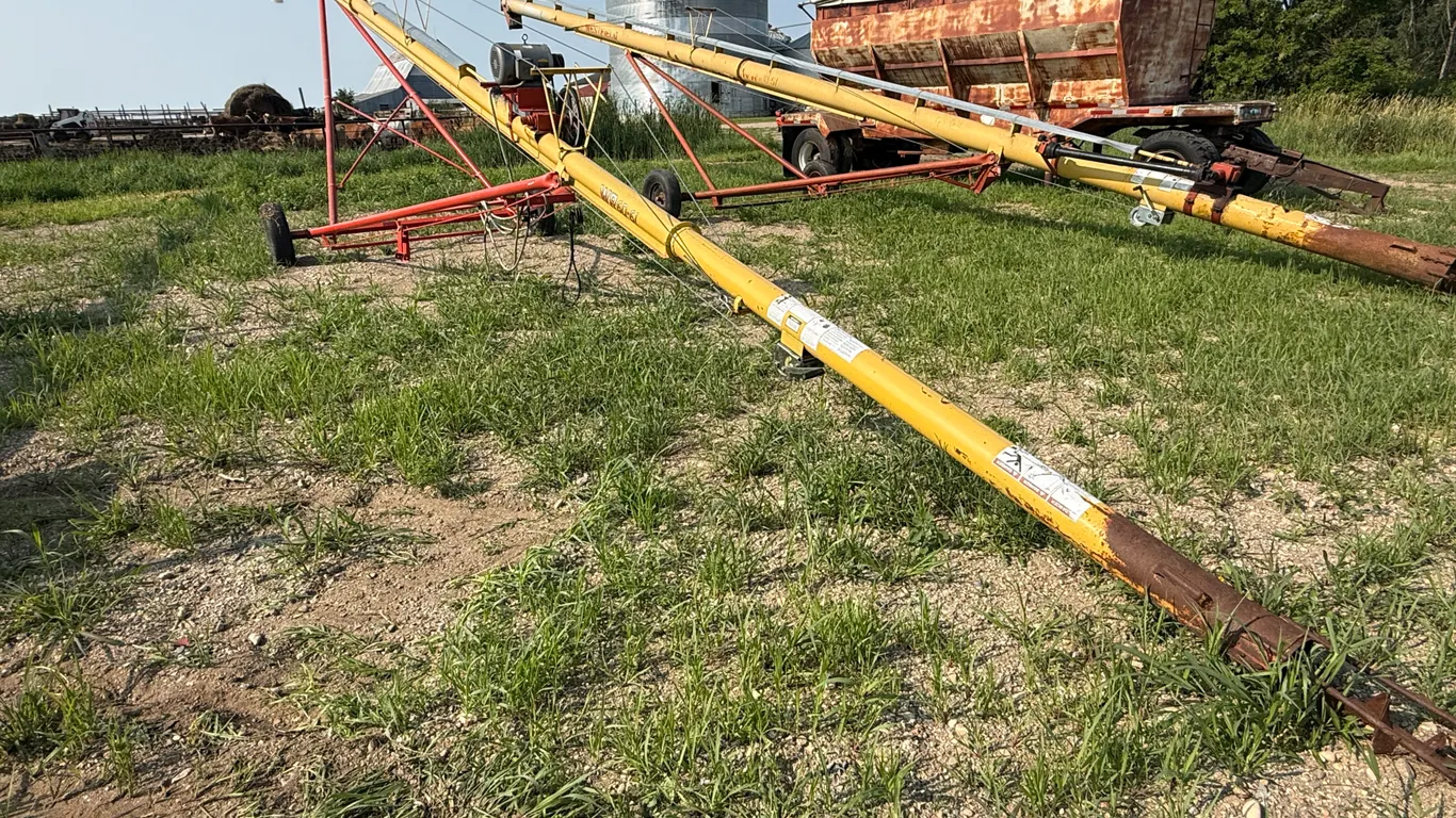 Westfield 6” x 61’ Auger, 7.5hp Electric Motor, Was Used Behind Continuous Flow Dryer, SN: 185889