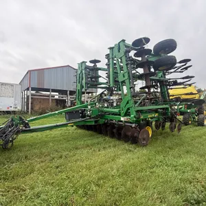 2015 John Deere Model 2510S Strip Tiller With John Deere 1910 Air Cart, Cart Has Been Updated With S