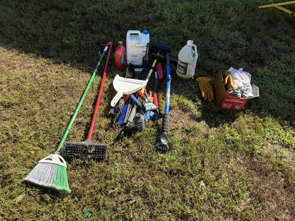 Ice Scrapers, Brooms, And Gloves (Lot 49)