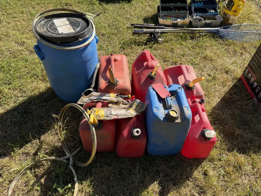 Assortment Of Gas Cans (Lot 35)