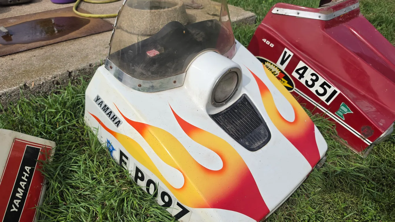 Early 70’s Yamaha Flame Hood