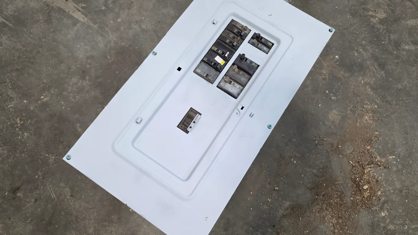 Electrical Box, 200 Amp with Misc Breakers