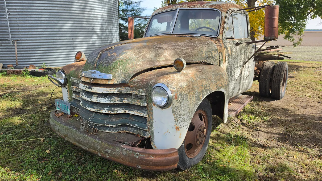 1947 Chevrolet 1.5 Ton Truck, Has Engine and Transmission, VIN: 210K-A 1929, No Title, Has Not Ran i