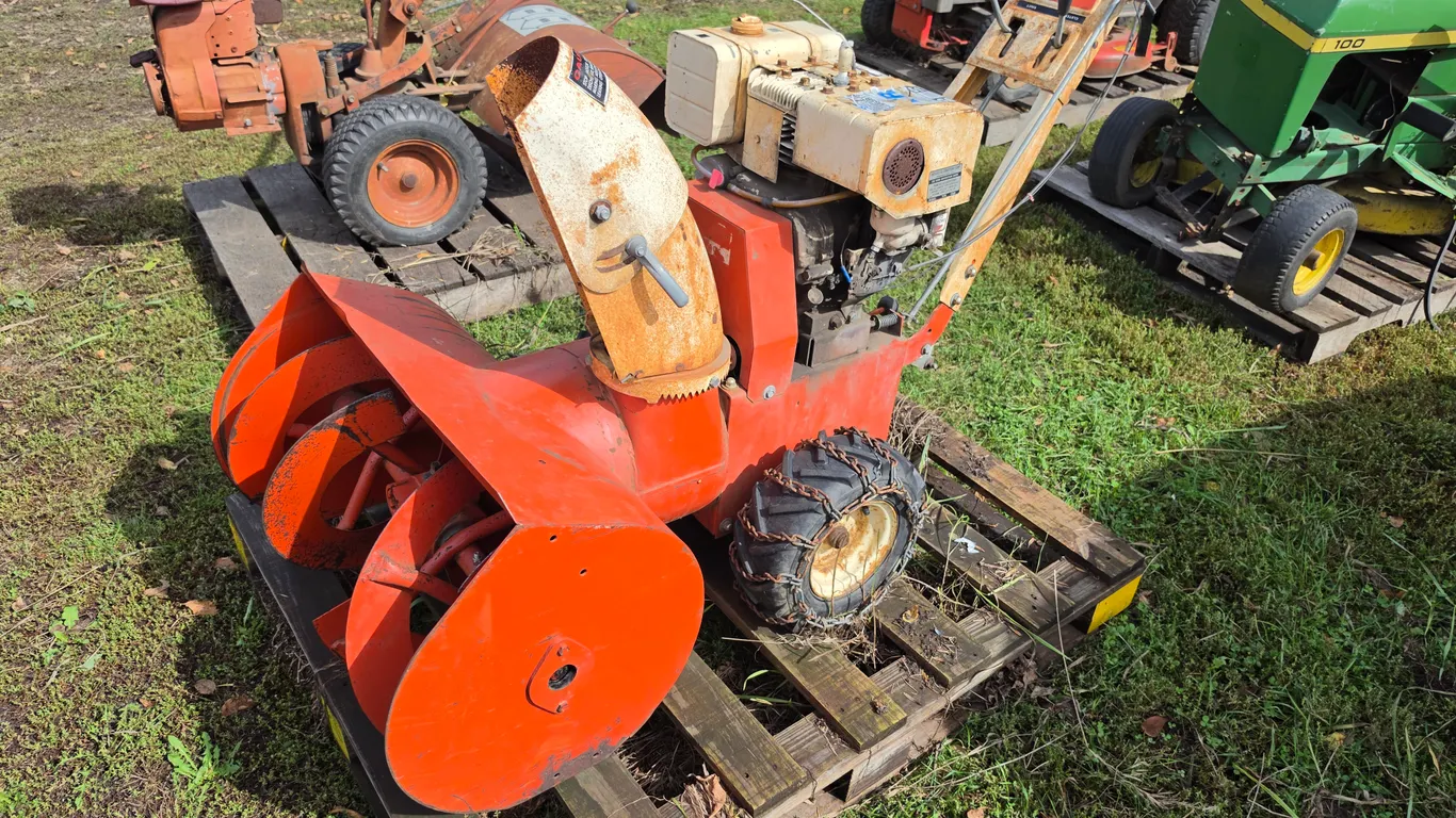 Gilson Walk Behind Snow Blower, Briggs and Stratton Engine, Has Not Ran in a Number of Years