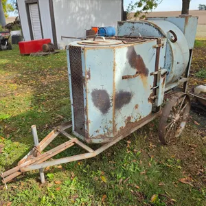 Behlen Dehydrator on Steel Wheels, Belt Driven