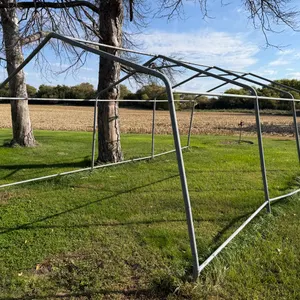 13’x20’x8’Tall Steel Frame for a Building, No Tarp Included, Buyer Responsible for Tear Down and Rem