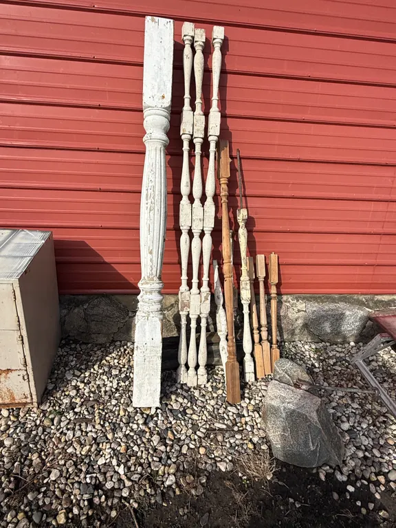 Assortment Of Wood Trim Posts