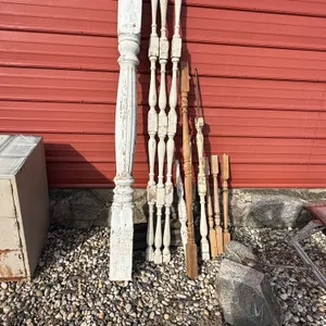 Assortment Of Wood Trim Posts