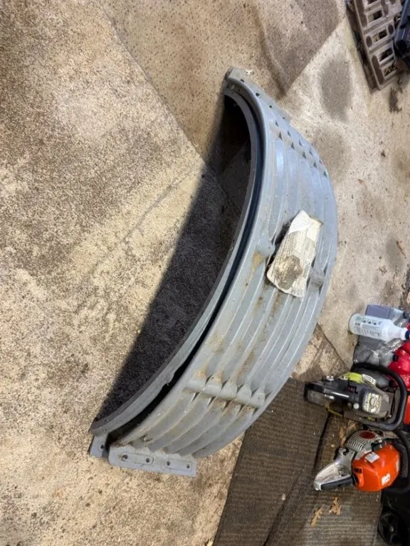 (2) Heavy Duty Round Plastic Window Covers For Basement Window, Buying All for One Money